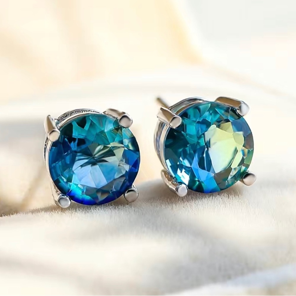 Sterling Silver Tourmaline Earrings